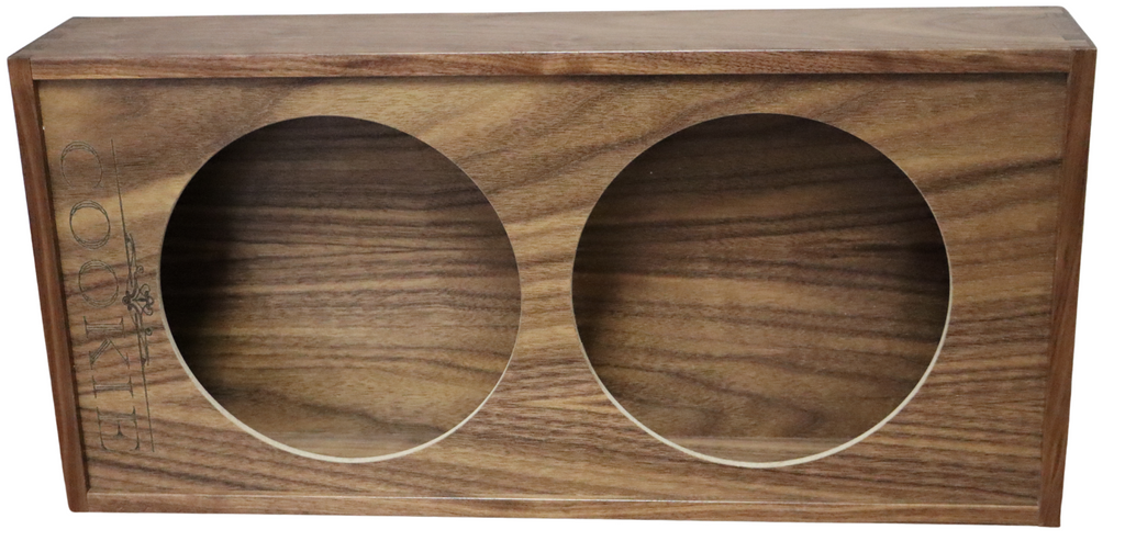 Elevated Wooden Dog Feeder