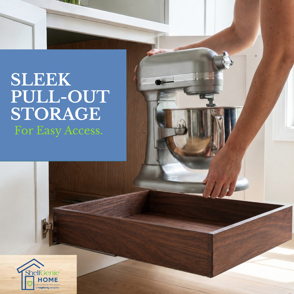 EasyGlide Pull-Out Drawer Organizer