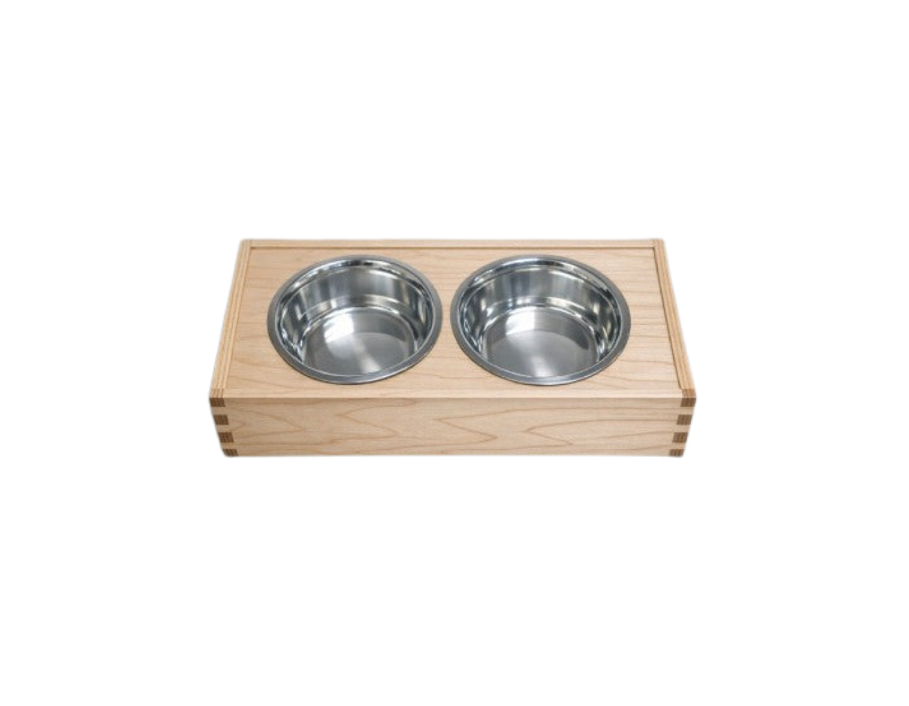 Elevated Wooden Dog Feeder