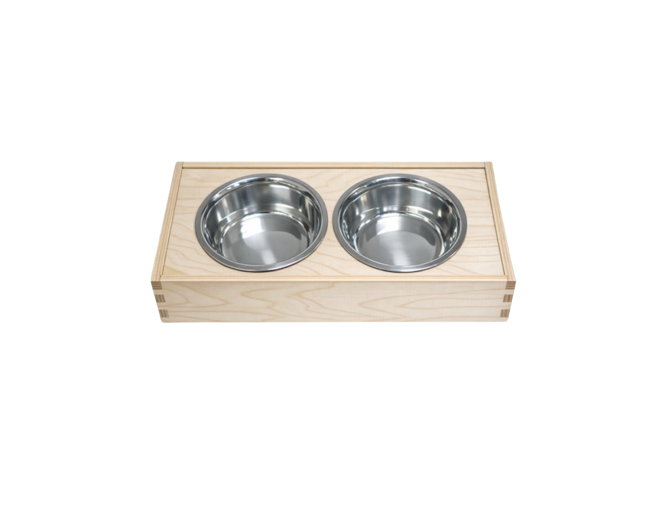 Elevated Wooden Dog Feeder